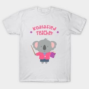 Cute Koalafied Teacher Pun T-Shirt